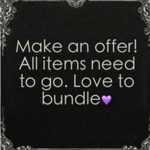 Willing to bundle all items